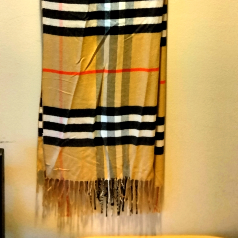 Burberry archive beige the classic check cashmere scarf